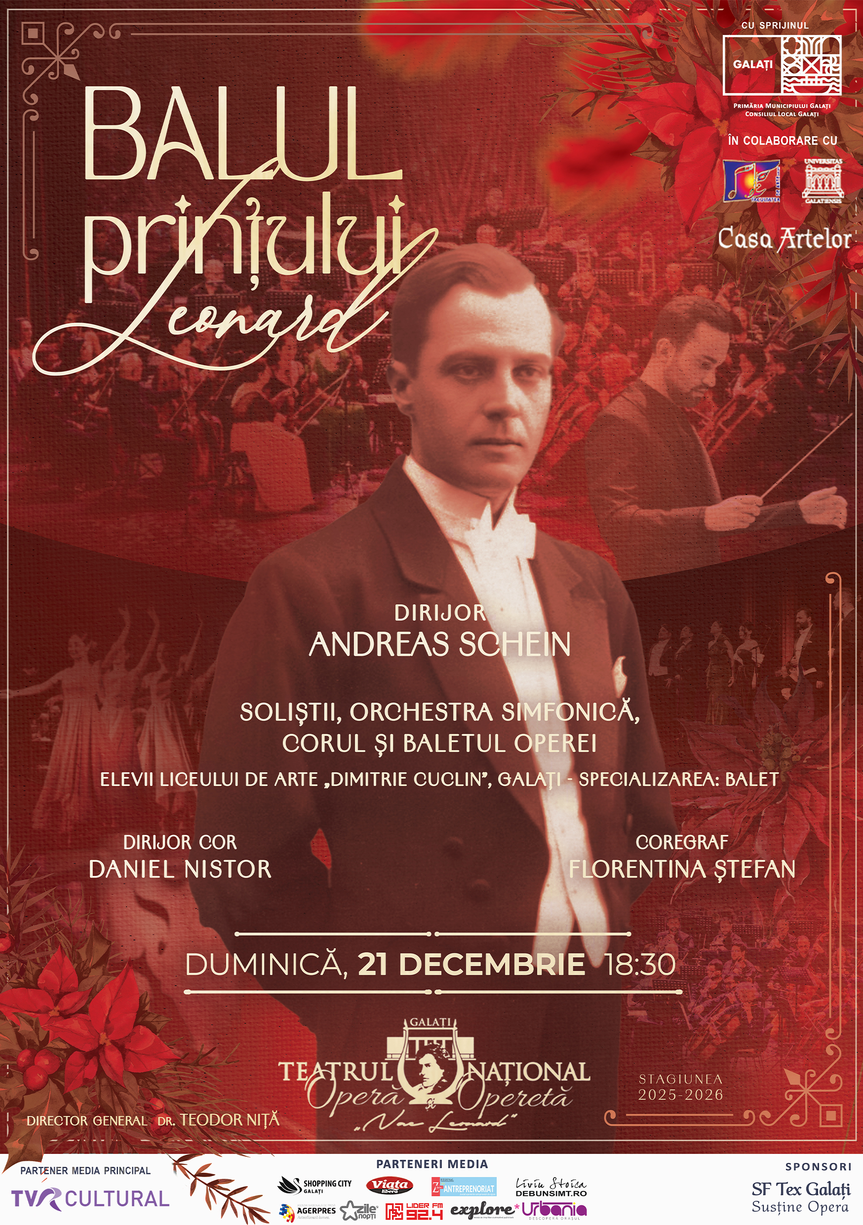 „Balul Prințului Leonard”, concert vocal-simfonic de gală