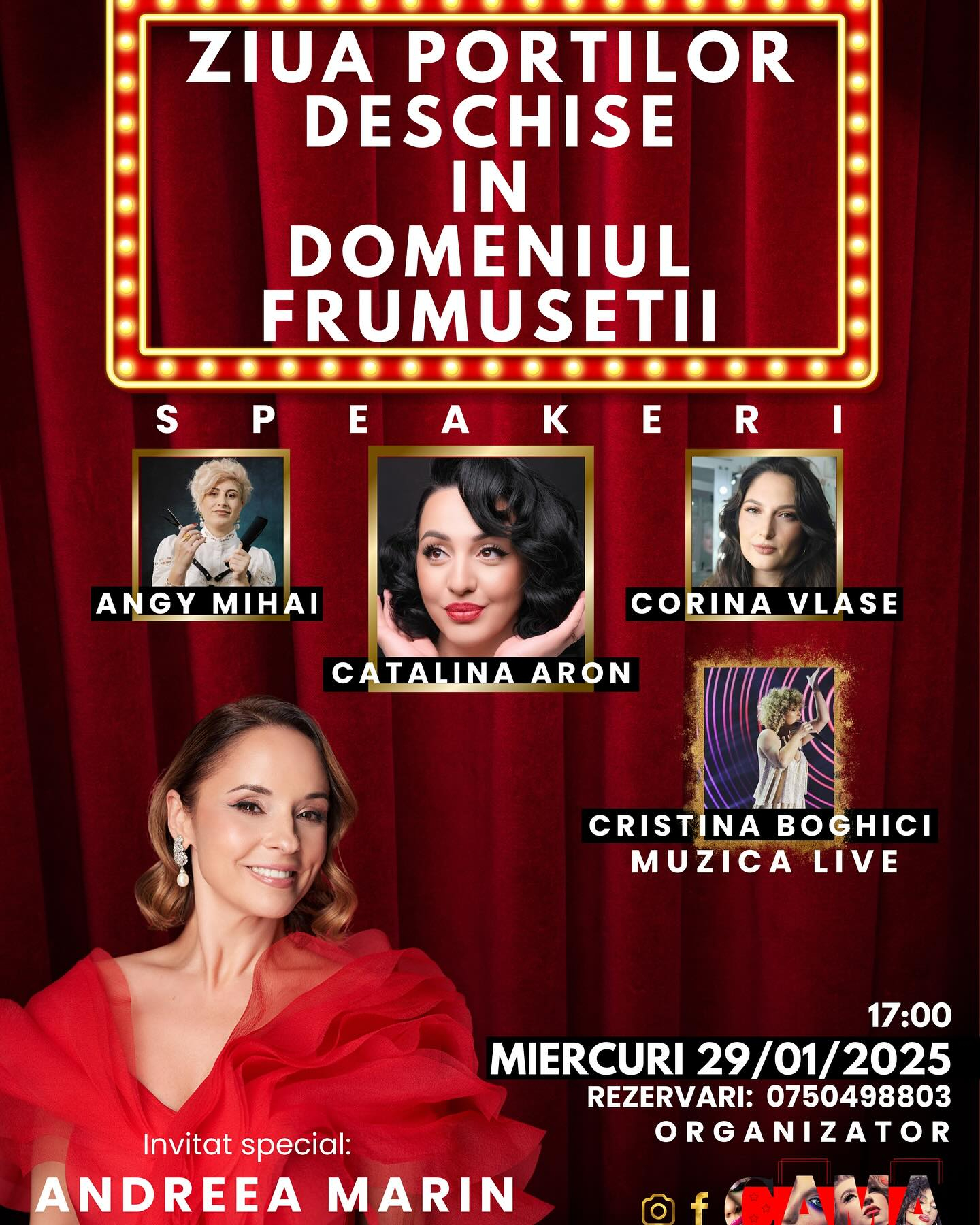 Andreea Marin, invitată specială la Galaţi