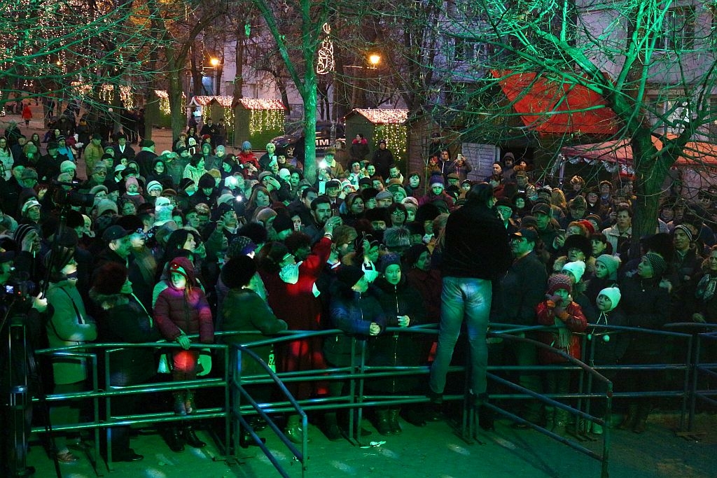 FUEGO a cântat la deschiderea Târgului de Crăciun