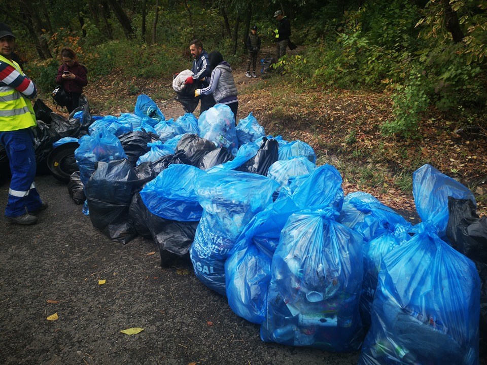 Acţiune de ecologizare în zona Stadionului ”Dunărea”
