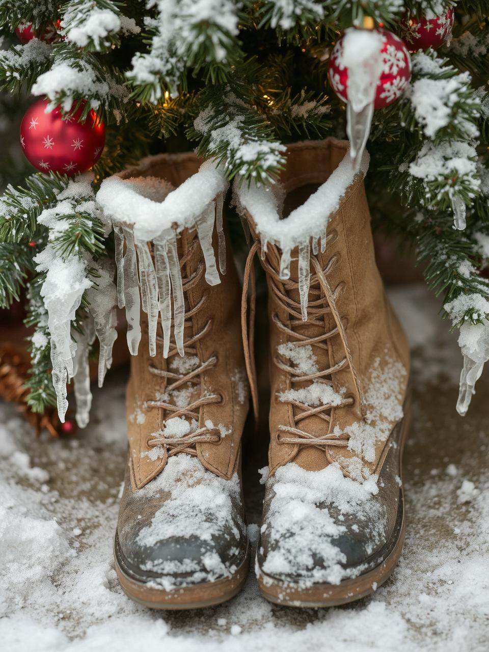 Moș Nicolae: „Politicianul român încălțăminte de-ngheață apele”