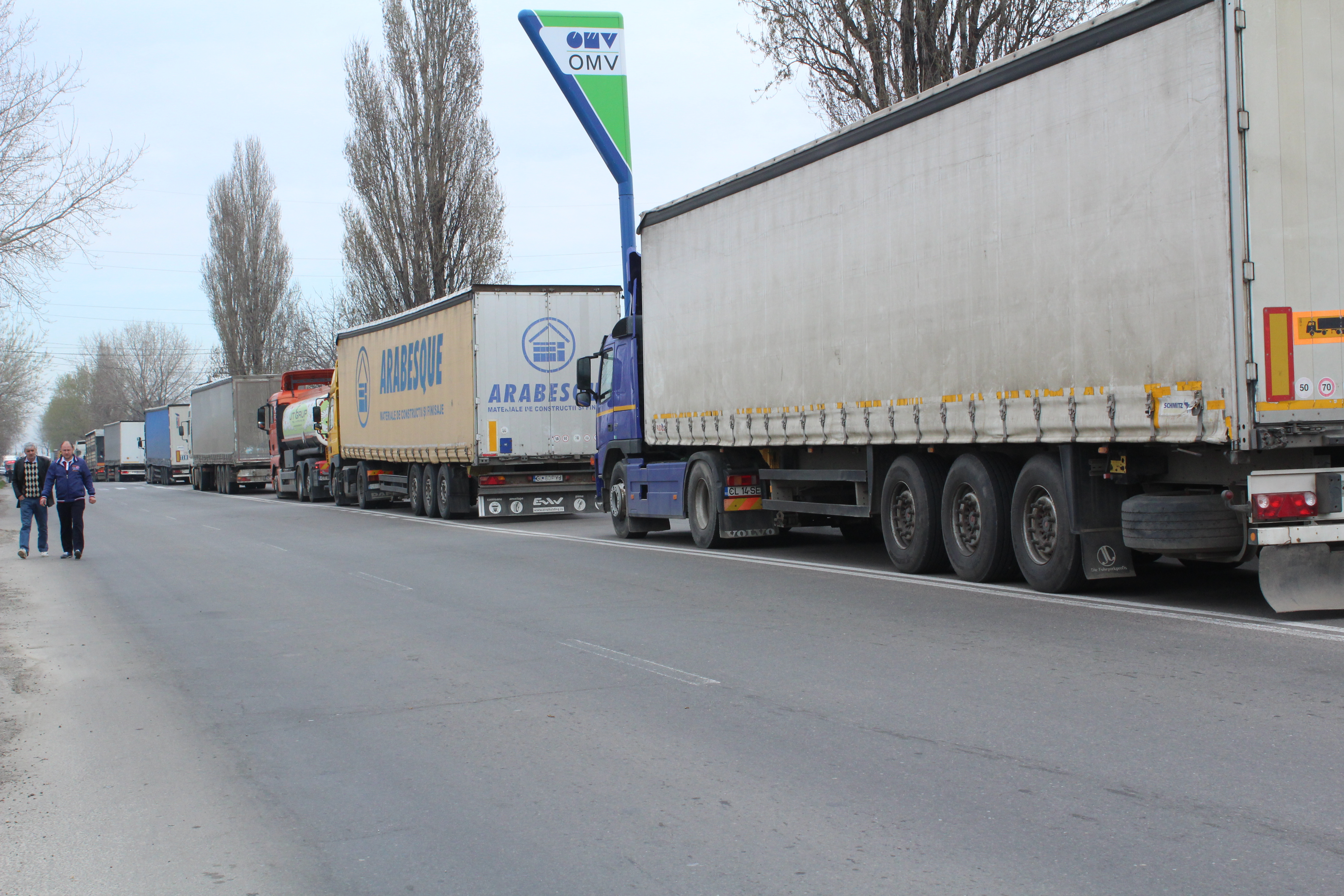 Şoferii gălăţeni protestează pentru o Centură mai sigură