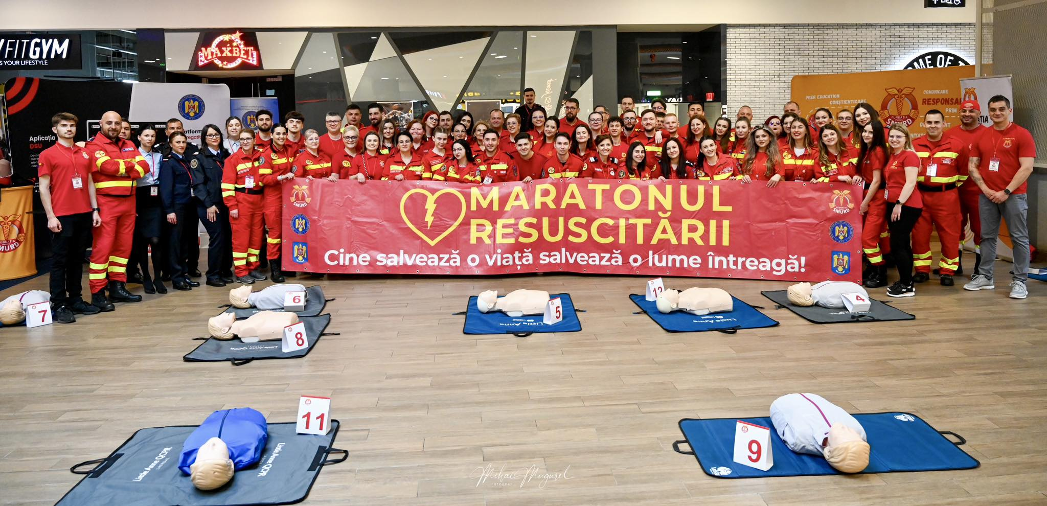 Școală ad-hoc la Maratonul Resuscitării. Sute de gălățeni au învățat să facă diferența între viață și moarte