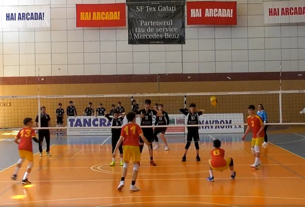 Arcada, locul 6 la juniori. Din sportul gălățean