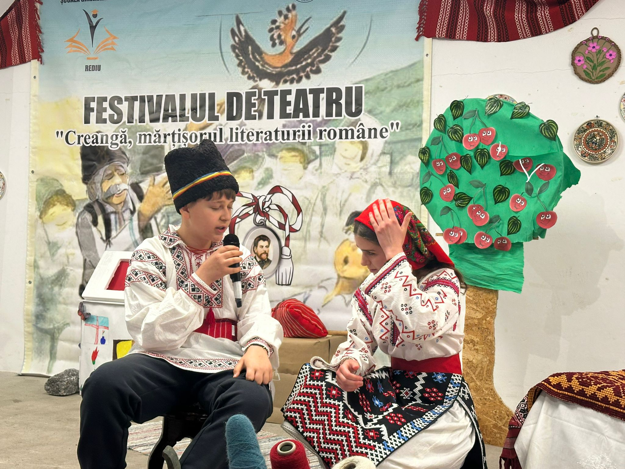 „Creangă, mărțișorul literaturii române”, festival de teatru pentru elevi