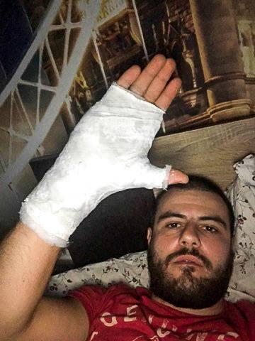 Sportul gălățean, tot mai beteag, pe zi ce trece. Hocheist, în ghips pe banii lui