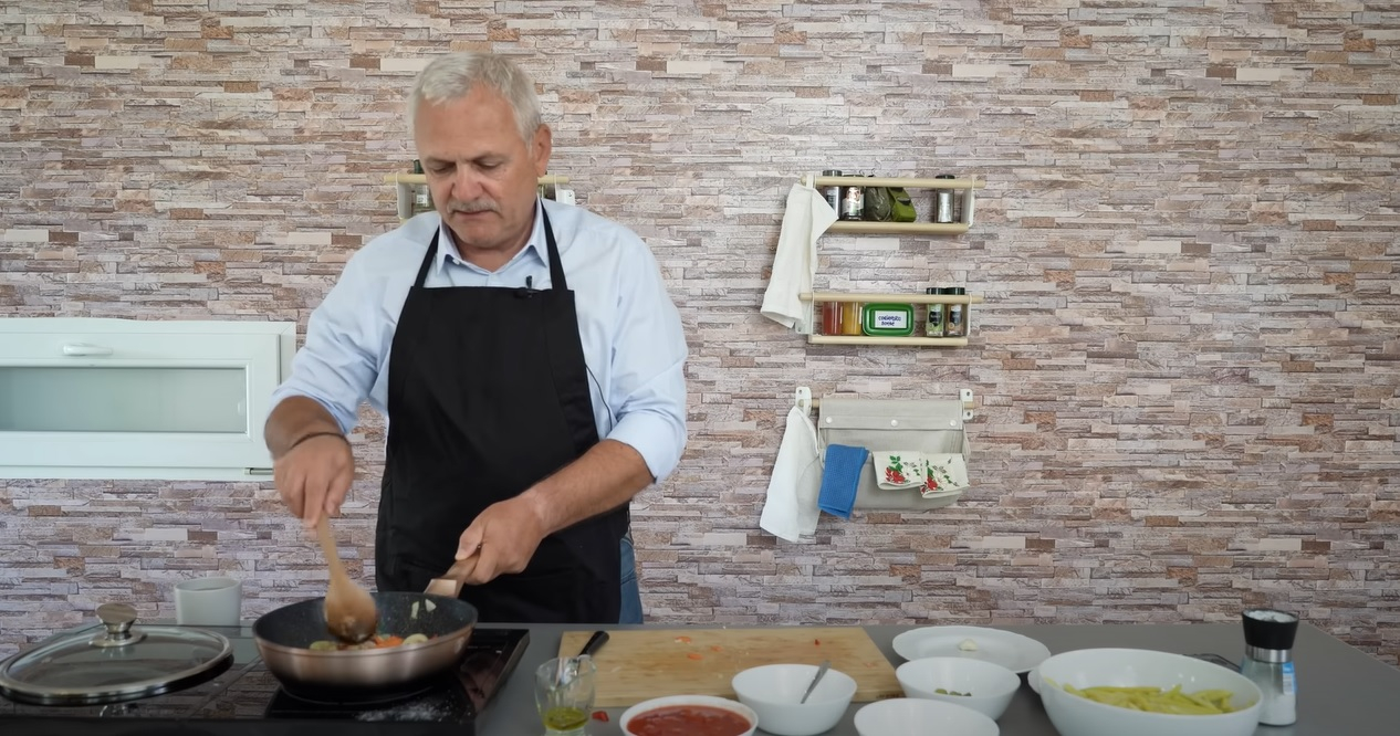 Liviu Dragnea s-a apucat de gătit pe YouTube