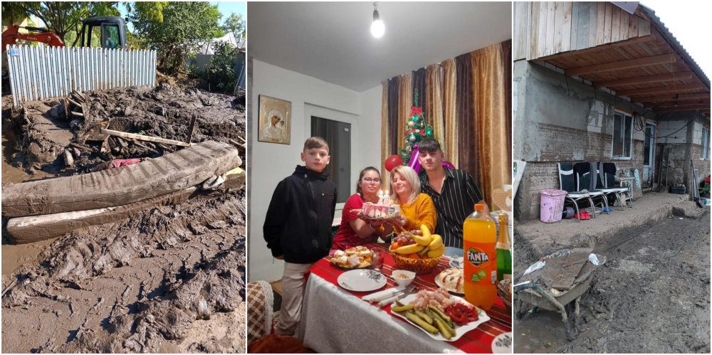 Mamei sinistrate cu trei copii îi va fi refăcută casa