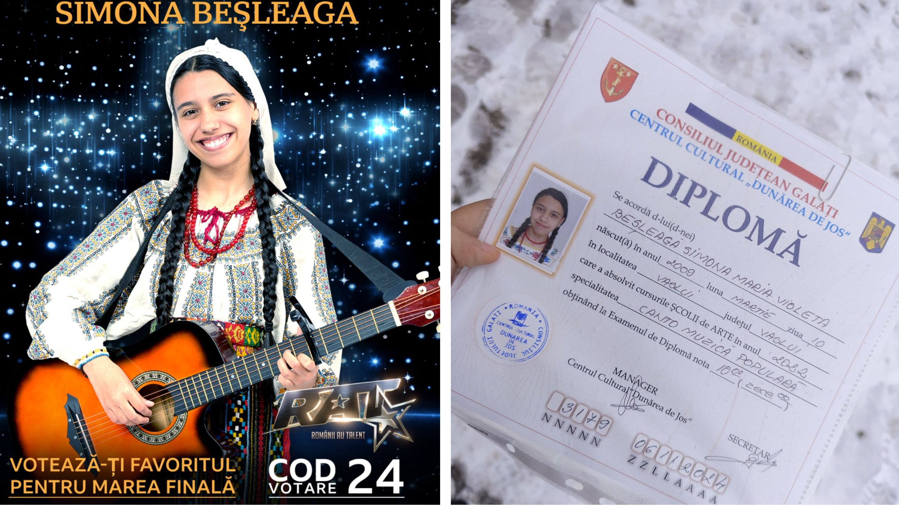 La Galaţi a învăţat să cânte, acum e finalistă la „Românii au Talent”