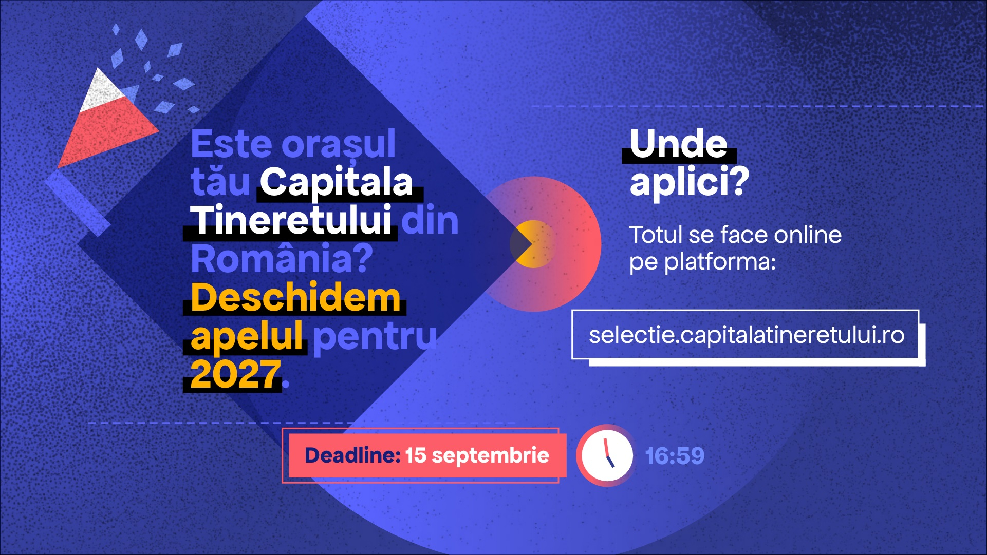 Candidaturi deschise pentru Capitala Tineretului