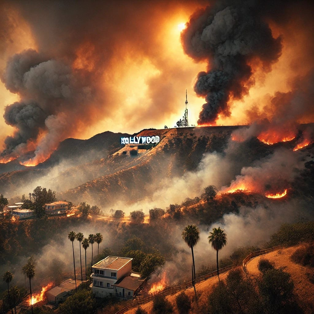 Los Angeles, în flăcări