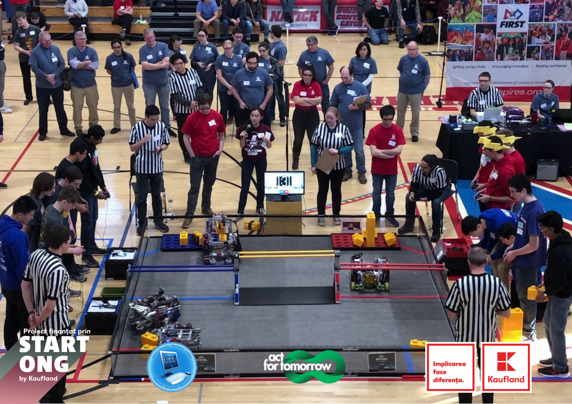 Robotică în pași mici, schimbări mari la Liceul ”Dunărea”