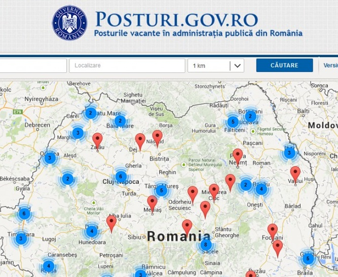 Locuri de muncă la stat, în judeţul Galaţi
