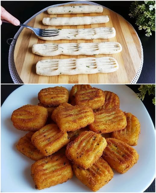 Crochete crocante din cartofi cu parmezan