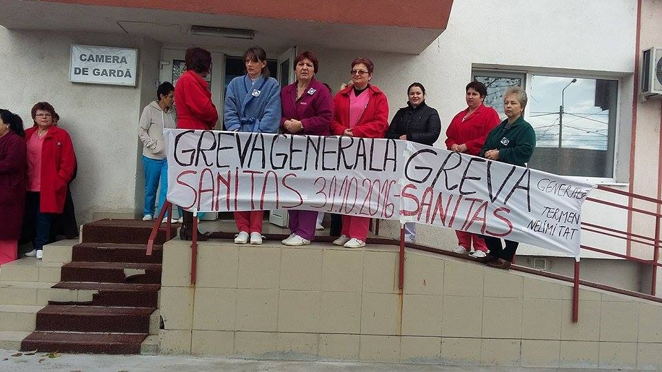 Greva generală a Sanitas este ILEGALĂ