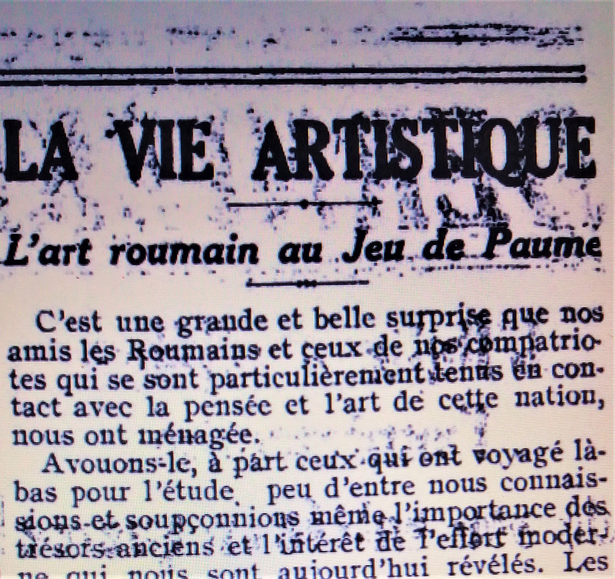 România, cu Arta, sarea și petrolul pe la Expozițiile Universale (7). Pictorul Petrașcu, în „Le Figaro”, cotidian vechi de două veacuri! (FOTO)
