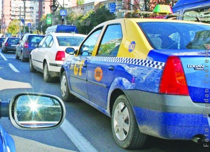 Razie grea pentru taximetrişti
