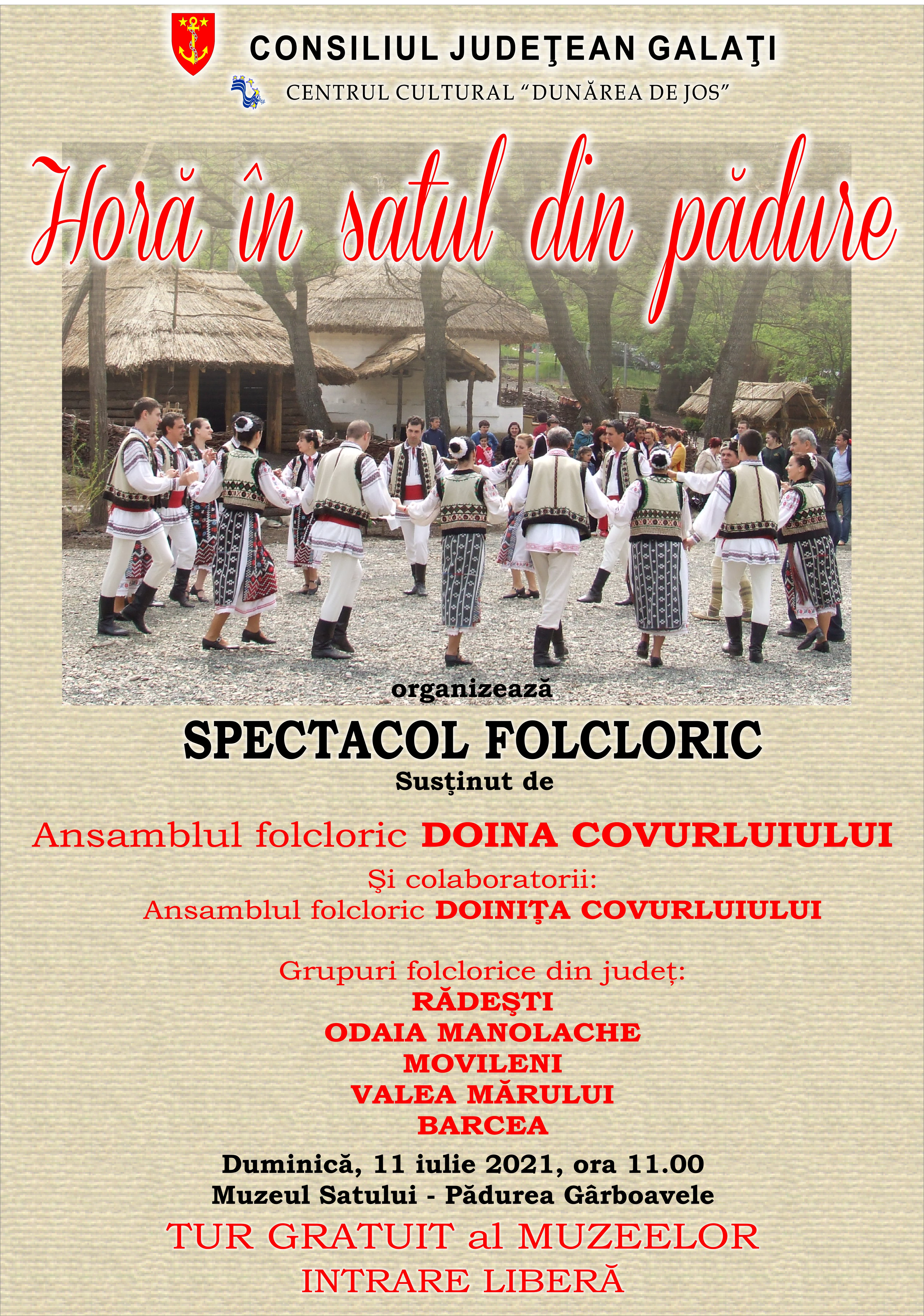 Hai la "Horă în satul din pădure"!