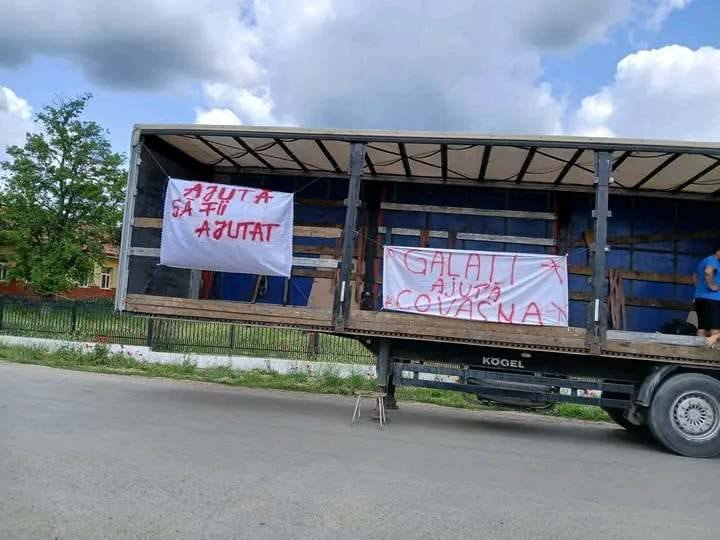 O mână de ajutor din Galați pentru sinistrații din Covasna