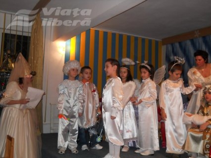 Naşterea lui Iisus, jucată de copii