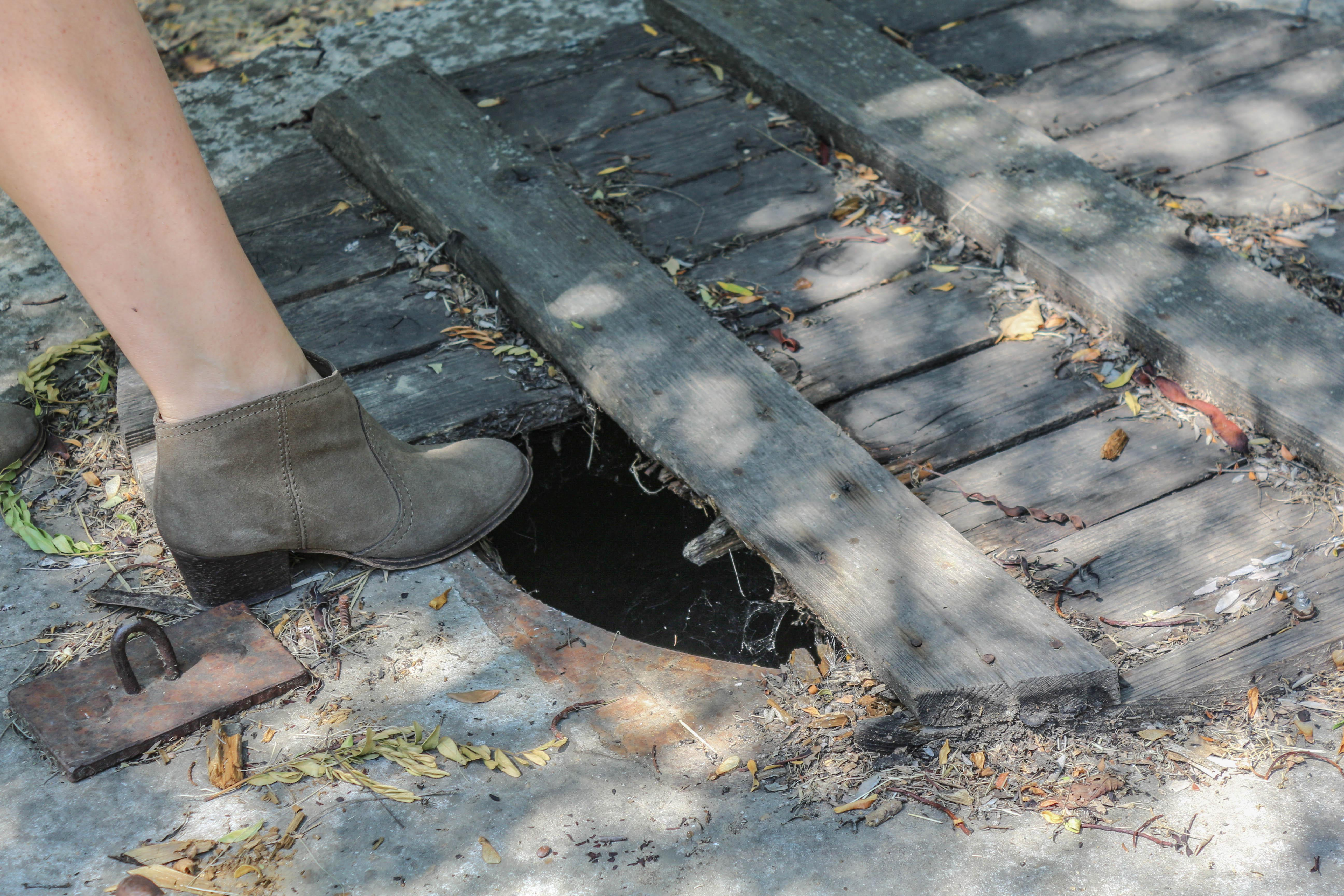 O canalizare din Grădina Publică, PERICOL pentru cetăţeni