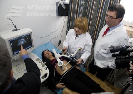 Prin teleecografie, medicină fără frontieră la Galaţi