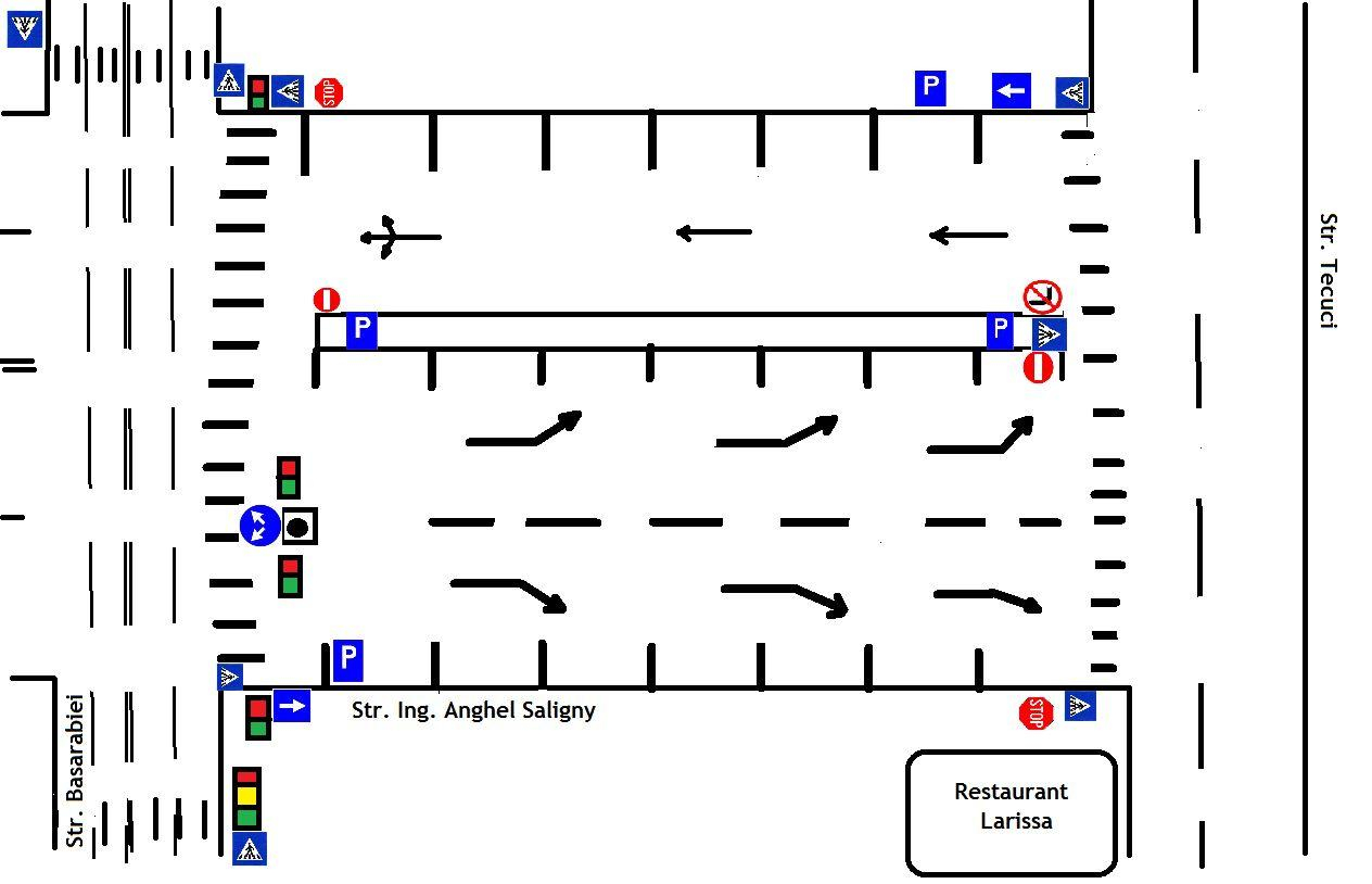 Noi reguli pe strada Anghel Saligny