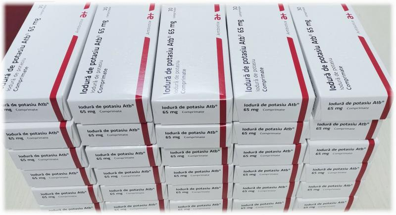 Pastilele cu iod vor fi distribuite după informarea populației