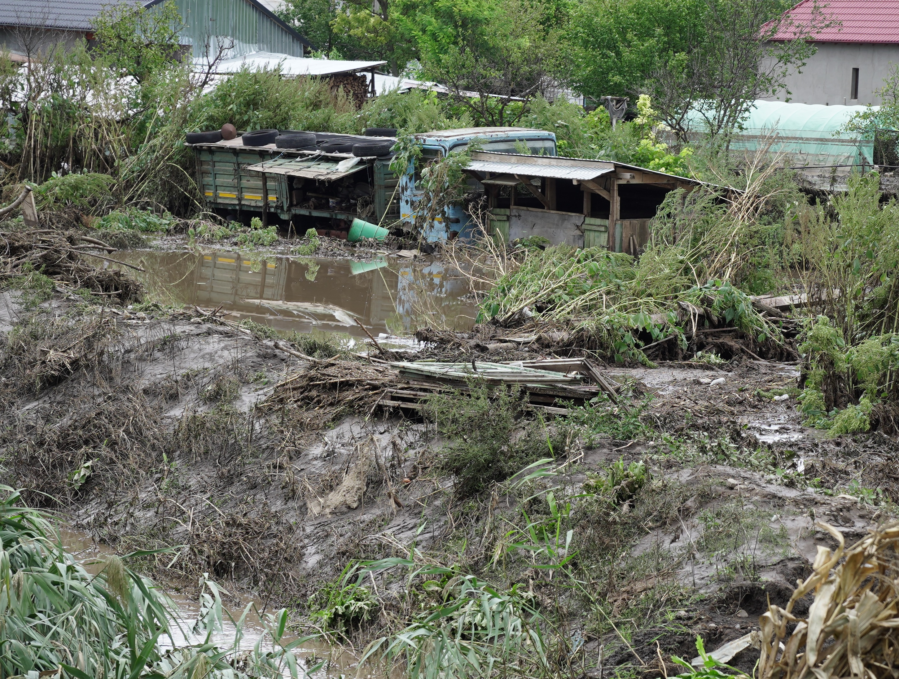 S-a făcut prima plată pentru o casă distrusă şi asigurată