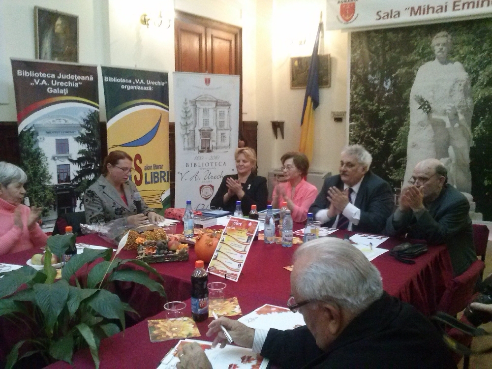 Seară ieşeană, la Salonul literar al bibliotecii gălăţene