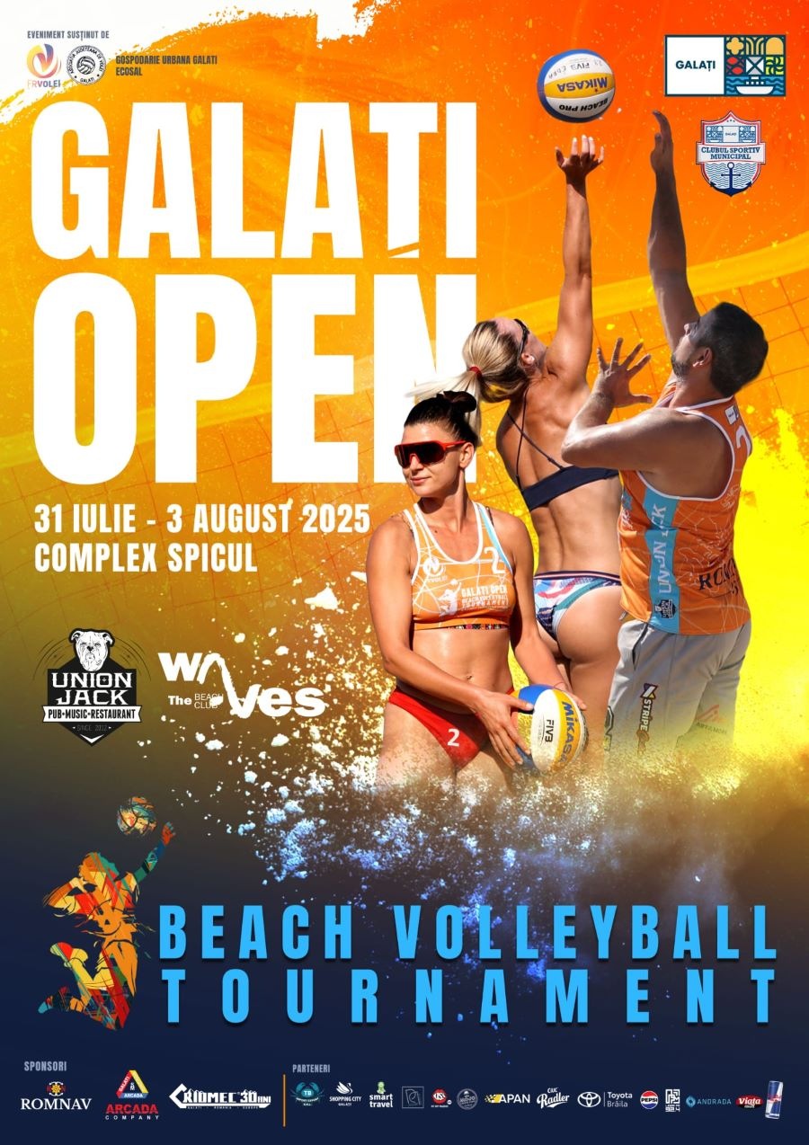 Galaţiul se pregătește pentru al doilea an consecutiv să găzduiască Volleyball International Tournament 2025 – Editia II „Galati Open Beach”