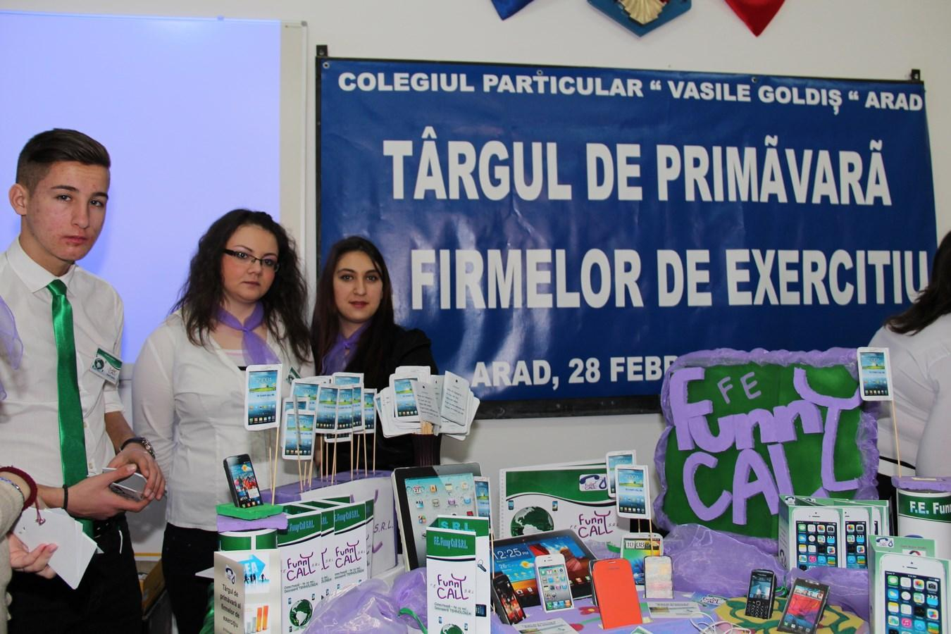 Târgul regional al firmelor de exerciţiu, la Colegiul Economic