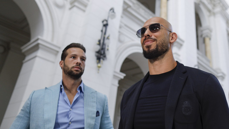 Frații Tate au părăsit România cu acordul DIICOT