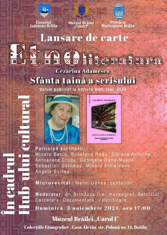 Cezarina Adamescu, sărbătorită în prag aniversar