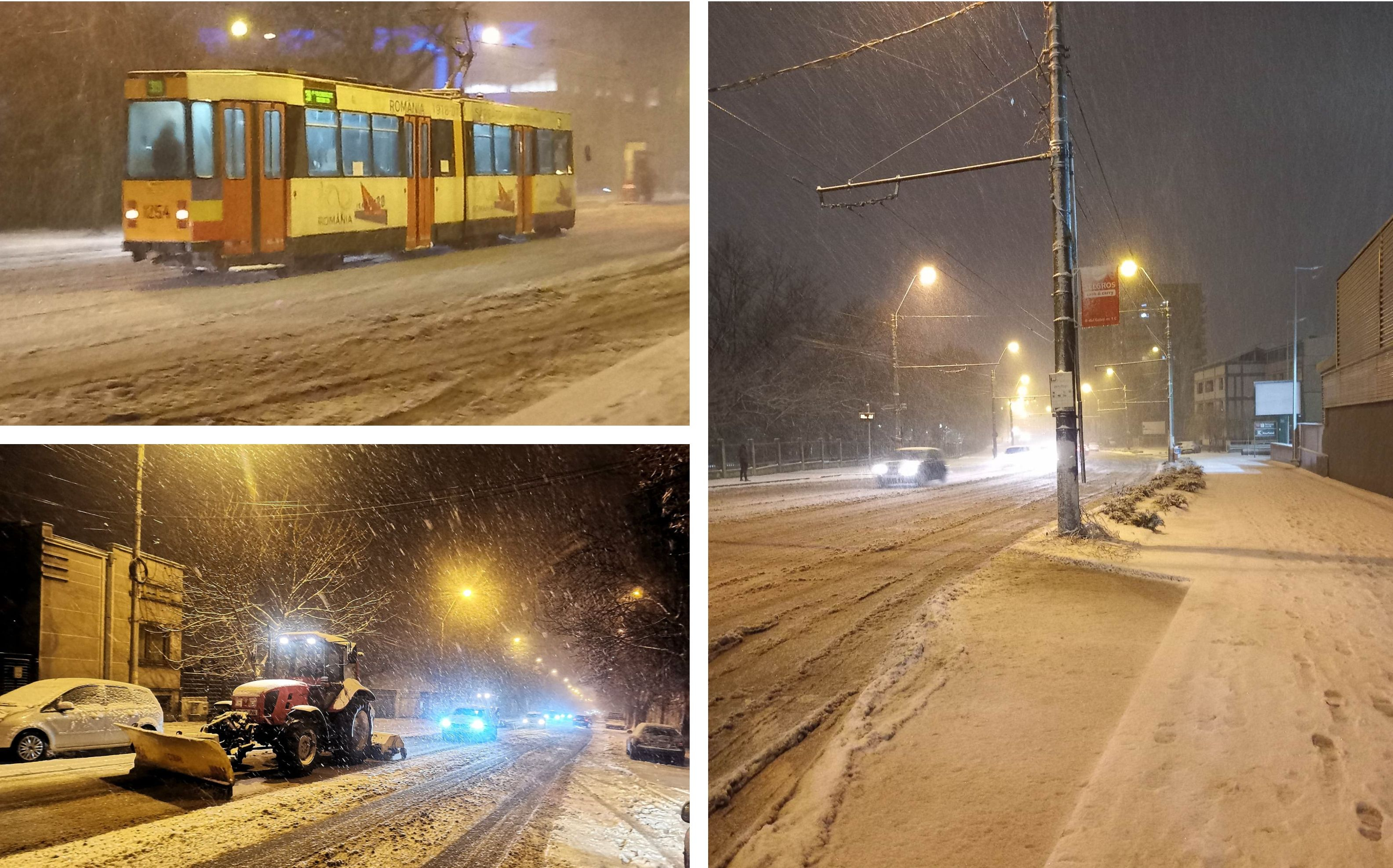 UPDATE. Autorităţile susţin că se intervine pentru deszăpezire, gălăţenii acuză că nu