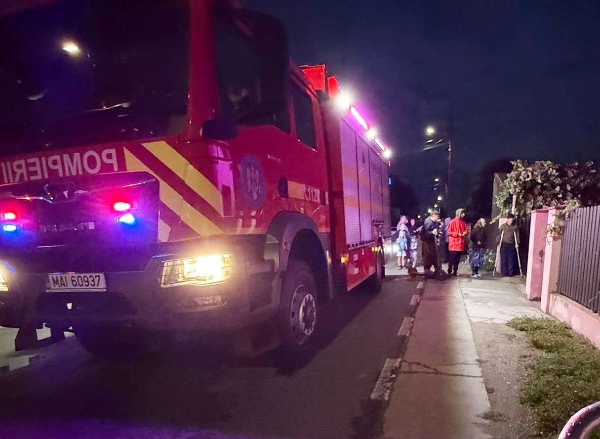 Explozie cauzată de acumulări de gaze