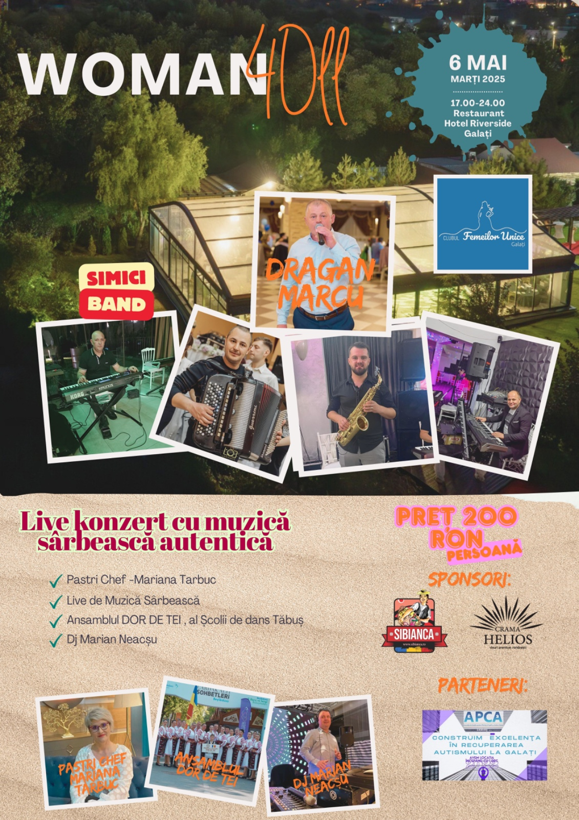 Primul concert de muzică sârbească tradițională, la Galați