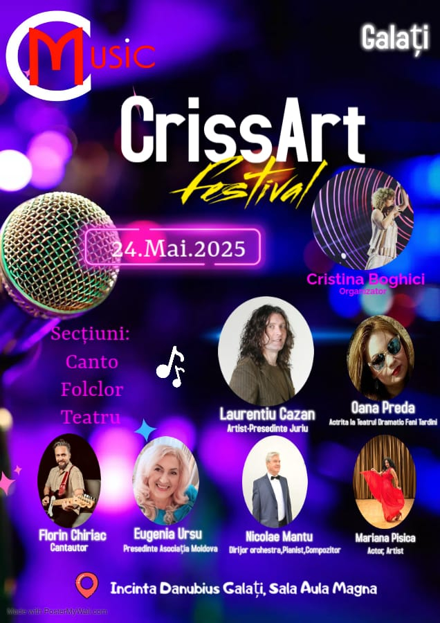 Festival-concurs de canto şi actorie, la Galaţi