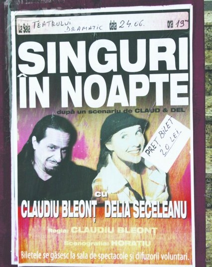 O „ţeapă” de spectacol, cu Claudiu Bleonţ şi Delia Seceleanu