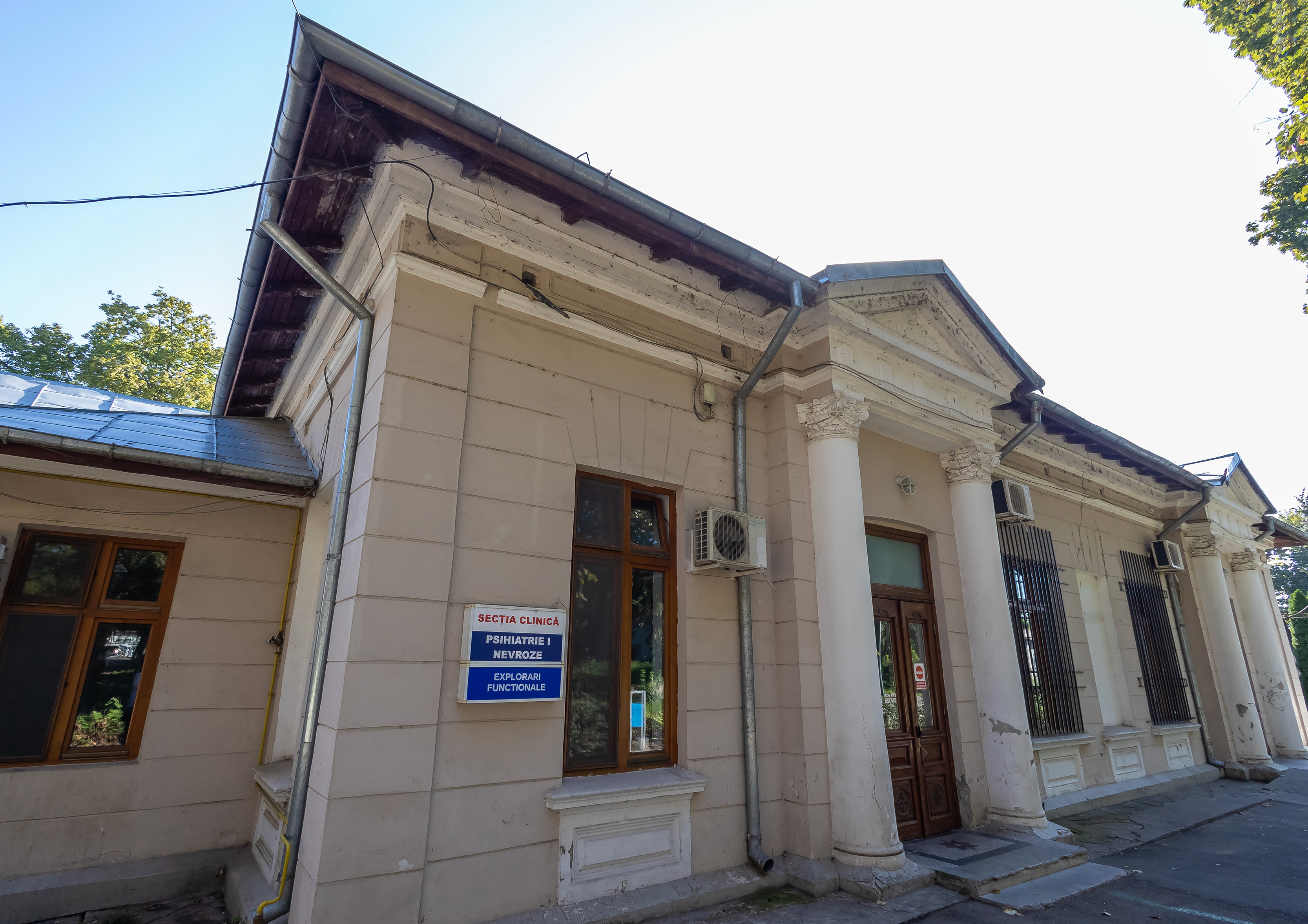 O clădire principală a Spitalului de Psihiatrie intră în renovare
