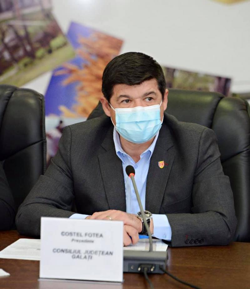 Președintele CJ Galaţi, Costel Fotea, se pronunță deschis pro-vaccinare