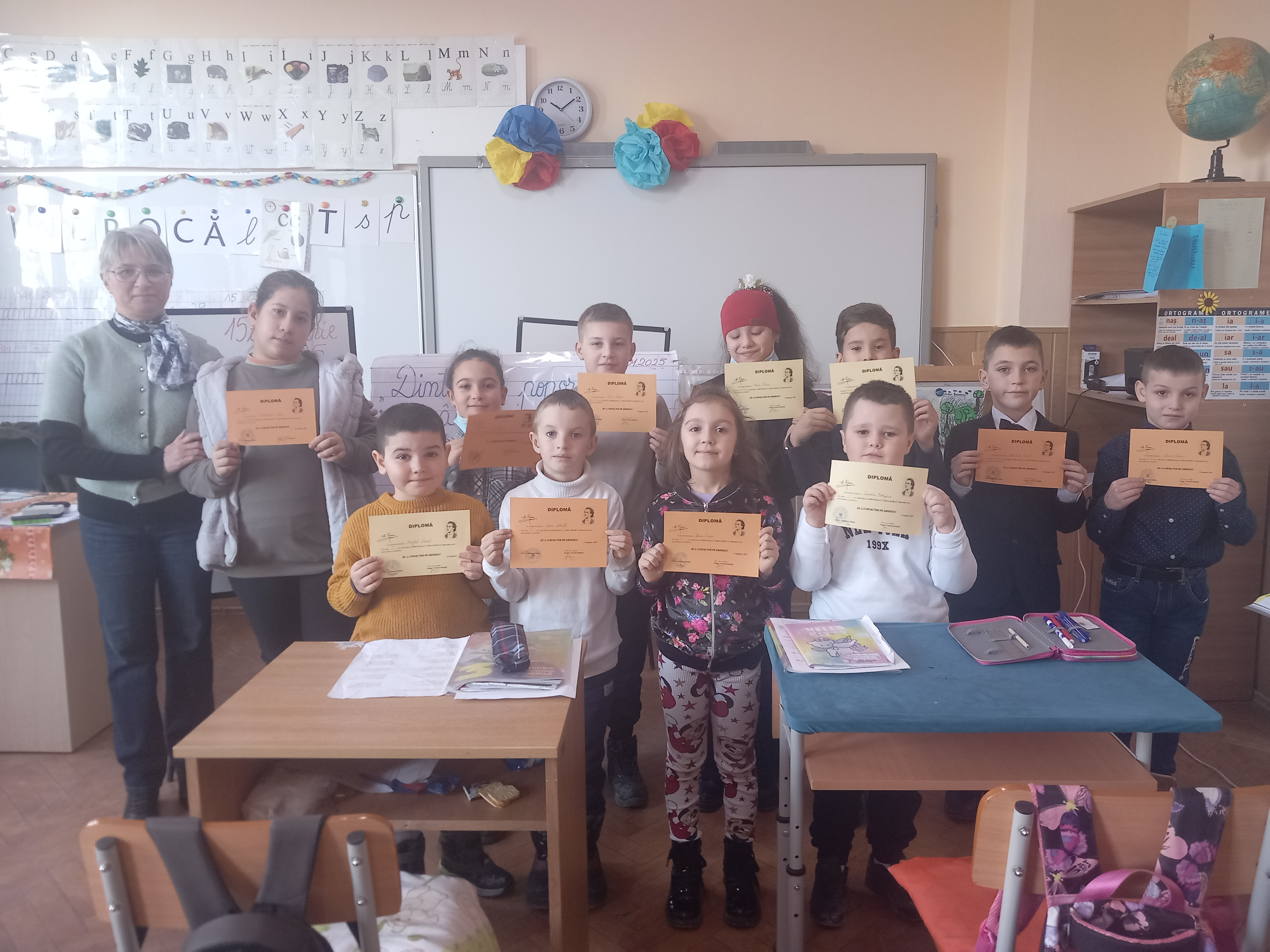 Eminescu, la şcoala şi biblioteca din Suceveni (video)