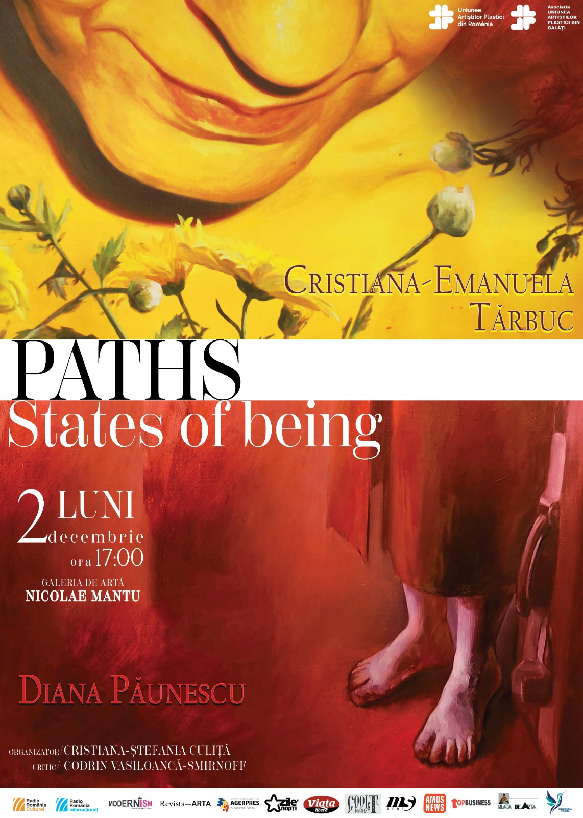 „Căi. Stări de spirit”, o nouă expoziţie la Galeria „Mantu”