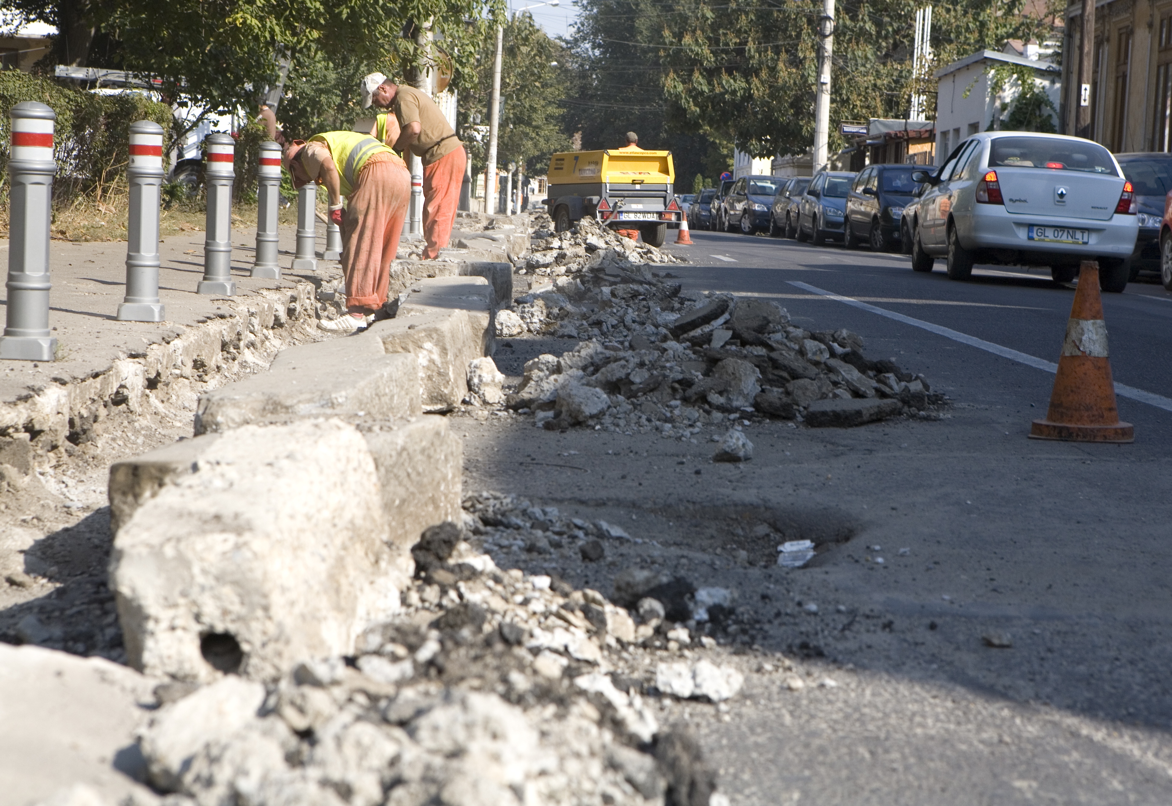 60 de zile de lucrări pe strada Eroilor