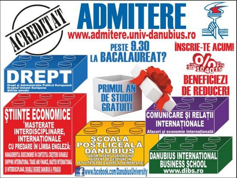 Masterate care îţi motivează cariera! Facultatea de Drept a Universităţii „Danubius” (P)