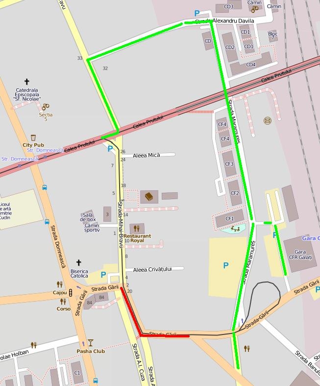 Atenţie, şoferi! Se lucrează şi joi pe strada Gării