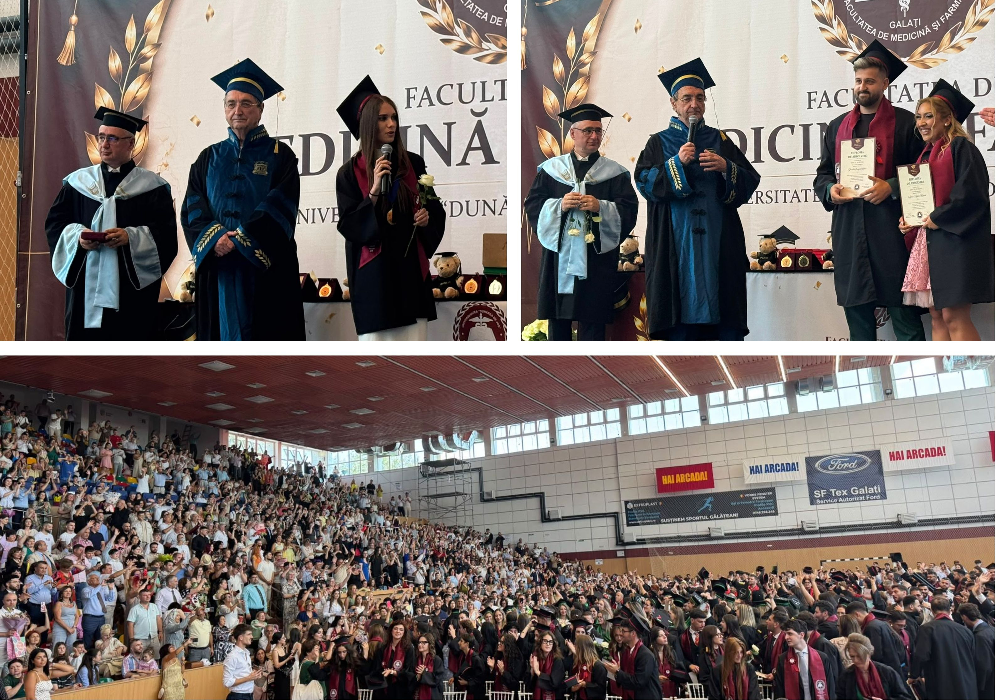 Jurământul lui Hipocrate, pe 430 de voci. Ceremonia absolvenţilor Facultăţii de Medicină şi Farmacie din Galaţi - promoţia 2026