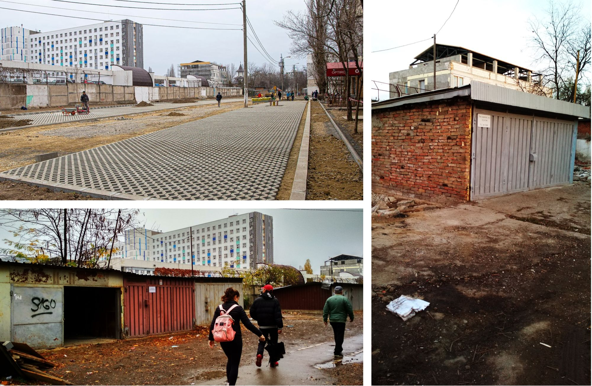 O zonă eliberată de garaje se schimbă