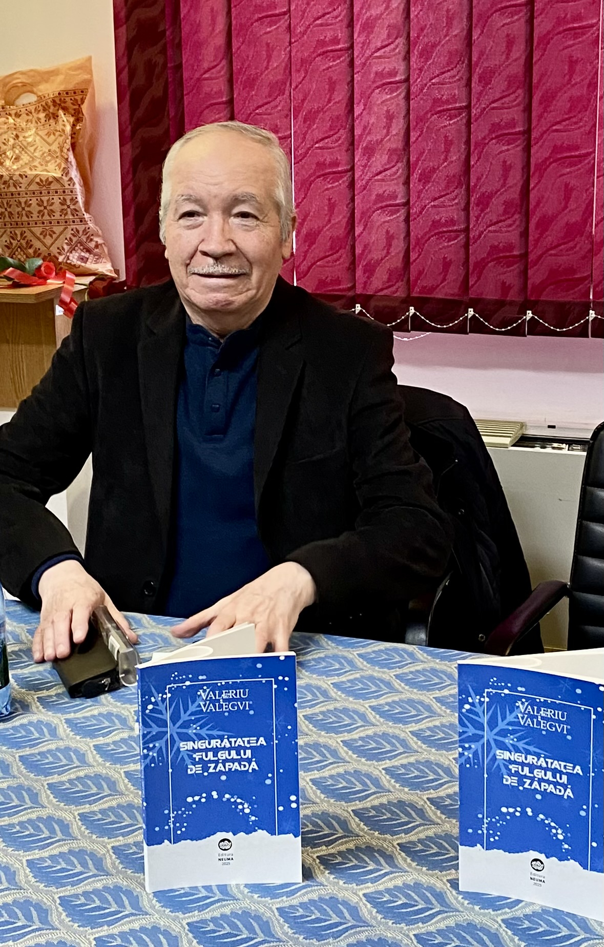 Valeriu Valegvi provoacă natura poeziei, în „Singurătatea fulgului de zăpadă”