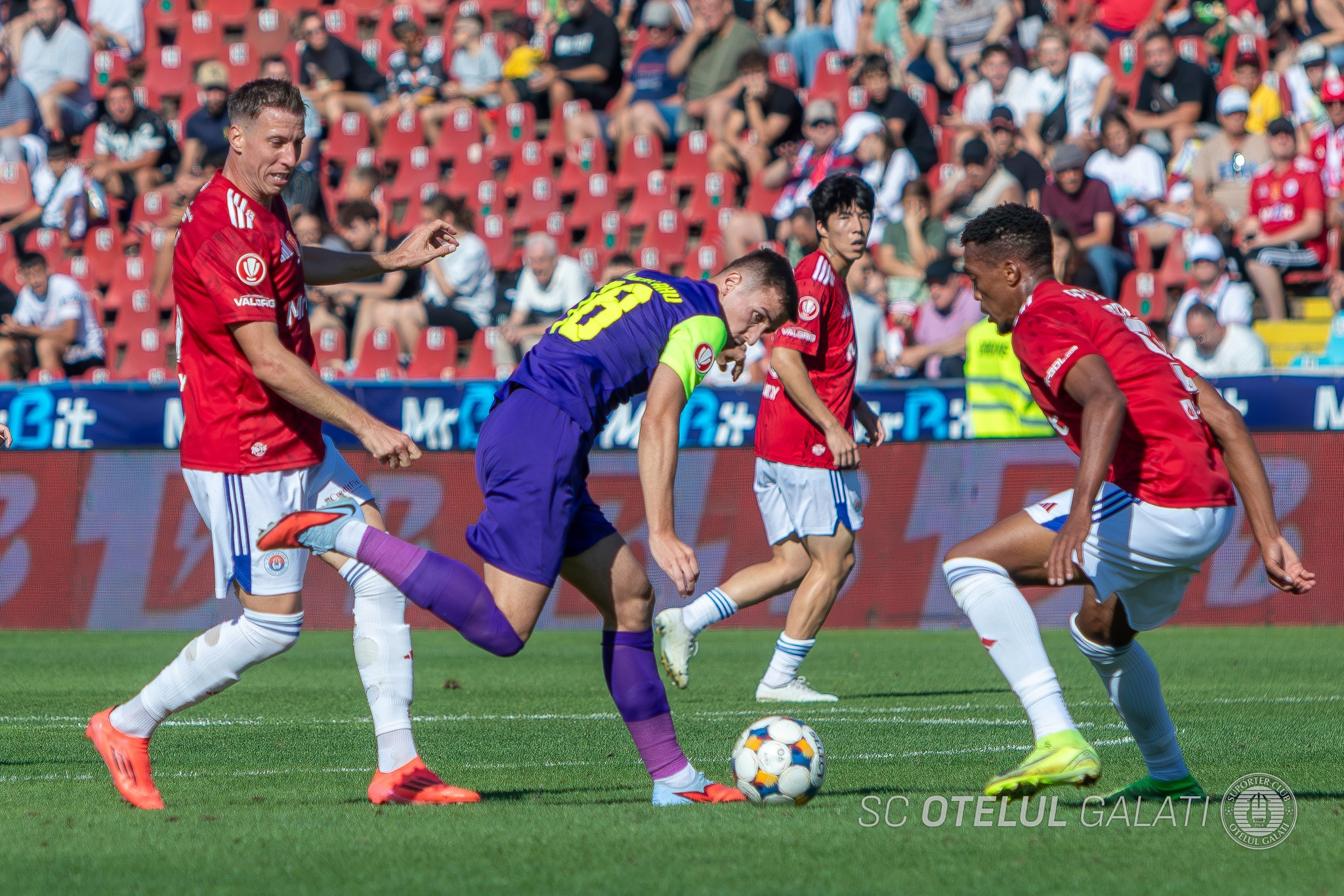 Oțelul, în partea a doua a clasamentului, la prima pauză competițională